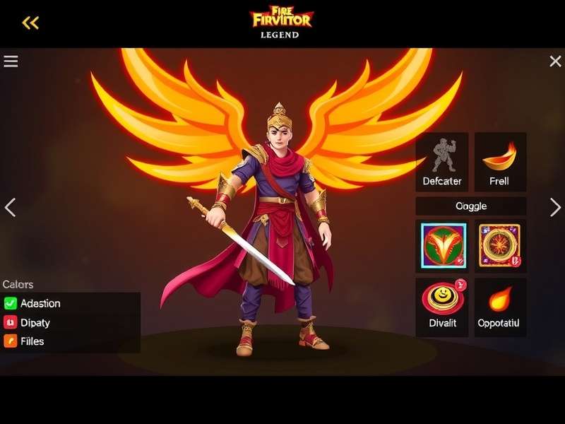 Fire Victor Y Legend character customization